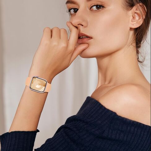 أحزمة ZALAVER متوافقة مع أحزمة ساعة Apple 40 مم 38 مم 41 مم 42 مم 44 مم 45 مم 49 مم للنساء والرجال، سوار بديل رياضي من السيليكون الناعم لـ iWatch Ultra2 SE 9 Ultra Series 8 7 6 5 4 3 2 1 in Kuwait