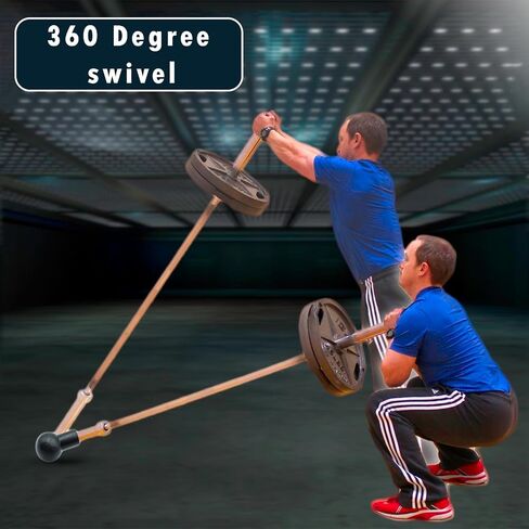Landmine Attachment for Barbell - Sturdy and Easy to Use with 360° Rotation - Turn Any Surface into a Barbell bomb Landmine Exercise Rotation, Presses, Rows, Split Squats - Fits 2" Olympic Bar in Saudi Arabia