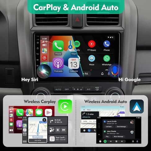 ستيريو سيارة 10.1 بوصة IPS تعمل باللمس Android 12 لسيارة Ford Mustang 2010-2014 مع CarPlay اللاسلكي وAndroid Auto 2+32GB راديو السيارة، يدعم نظام تحديد المواقع العالمي (GPS)، واي فاي، بلوتوث، راديو FM، كاميرا احتياطية، SWC، USB مزدوج in Saudi Arabia