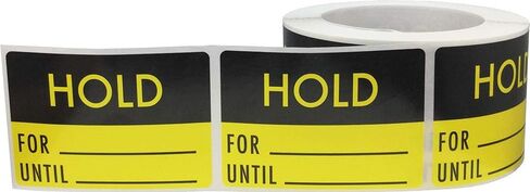 Hold for Until 3.5 x 2.5 Inch Labels 500 Total Stickers on a Roll in Saudi Arabia