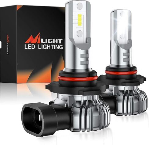 Nilight EF1 881 LED Fog Light Bulbs 200% Brightness 6000K Cool White 1:1 Mini Size Halogen Replacement 881/889/ 898/886 /894 LED Fog Light DRL Conversion Kit,Pack of 2 in Saudi Arabia