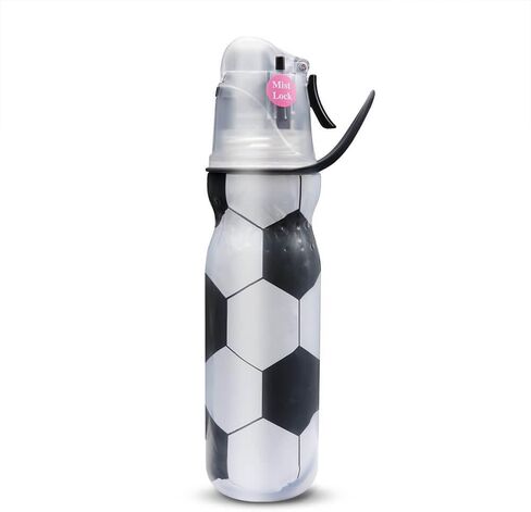 Insulated Sports Water Bottle with Spray Mist and Sip Kids Cool Misting Soccer Water Bottles School for Boys Girls Gym Cycling Climbing 20 OZ, Leak Proof Squeeze Cold Waterbottle in Saudi Arabia