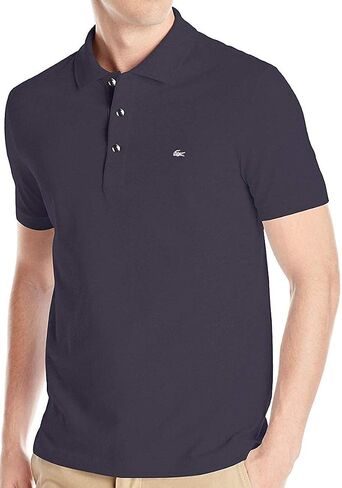 قميص بولو رجالي بأكمام قصيرة وقصة ضيقة من بيتي كروك بيكيه من Lacoste in Saudi Arabia