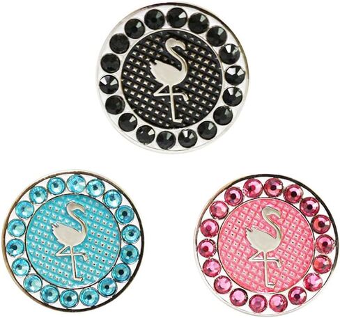 Golf Ball Markers Crystal Ball Markers Pack of 3 in Saudi Arabia