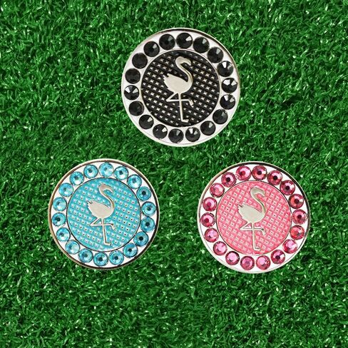 Golf Ball Markers Crystal Ball Markers Pack of 3 in Saudi Arabia