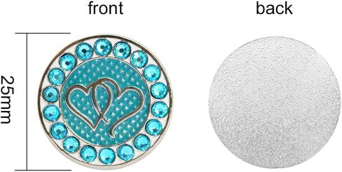 Golf Ball Markers Crystal Ball Markers Pack of 3 in Saudi Arabia