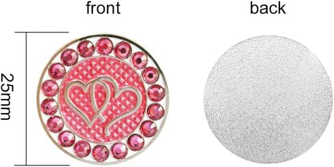 Golf Ball Markers Crystal Ball Markers Pack of 3 in Saudi Arabia
