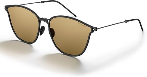 BENEUNDER Square Polarized Sunglasses for Women and Men, Foldable Titanium Frame Sunglasses with PC Lens, Ultra Lightweight in Kuwait