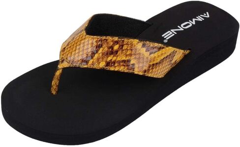 AIMONE Flat Wedge Sandles Womens Summer Dressy Shoes Stylish Flip Flop Thongs in Kuwait