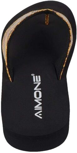 AIMONE Flat Wedge Sandles Womens Summer Dressy Shoes Stylish Flip Flop Thongs in Kuwait