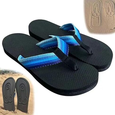 Creative Flip Flops - Funny Beach Sandals with Hidden Design - Quick-Dry Slides for Men - Novelty Gag Gift in Saudi Arabia