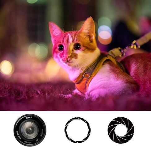 Meike 35mm f0.95 APS-C فتحة كبيرة عدسة زاوية واسعة عدسة تركيز يدوية لكاميرات Nikon Z-Mount Mirroless Z50 50 Z30 Zfc ومتوافقة مع Z5 Z6 Z7 على وضع APS-C in Saudi Arabia