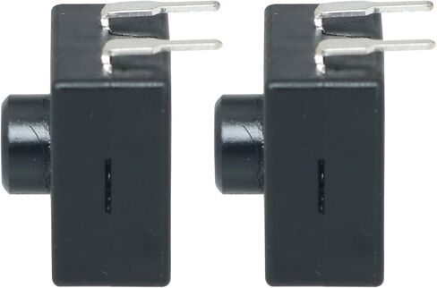 10PCS Flashlight Switch 1212 112YB Locking Button Locking Tactile Button Foot Button Switch Connector Black in Kuwait