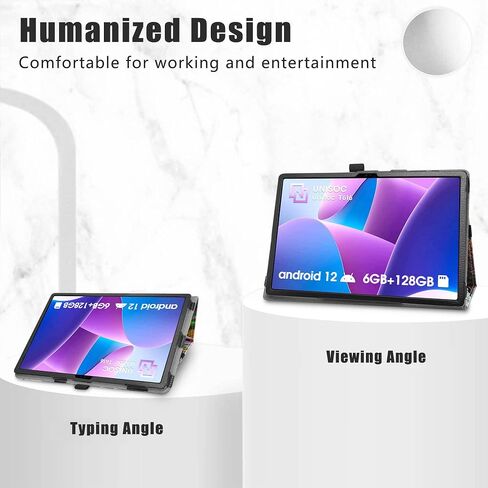 LiuShan Compatible with OUKITEL OKT3 Case,PU Leather Slim Folding Stand Cover for 10.51" OUKITEL OKT3 Tablet(Not Fit Other Tablet),Love Tree in Saudi Arabia