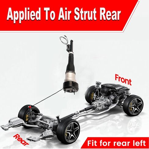 ممتص الصدمات الخلفي الأيسر من VIGOR متوافق مع 2007-2014 Benz S-Class W221 وCL-Class C216 مع Air Matic أو 4Matic Air Strut، رقم OEM 2213205513، 2213205713 in Kuwait