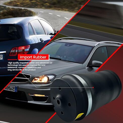 حقيبة زنبركية للتعليق الهوائي الخلفي من VIGOR متوافقة مع سيارة Benz R320 R350 R500 R550 R63 AMG، رقم OEM 2513200025، 2513200325، 2513200425 in Kuwait