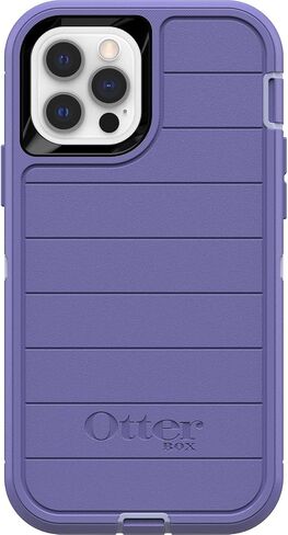 OtterBox iPhone 12 & iPhone 12 Pro (Only) - Defender Series Case - Black - Case Only - Microbial Defense Protection - Non-Retail Packaging in Kuwait