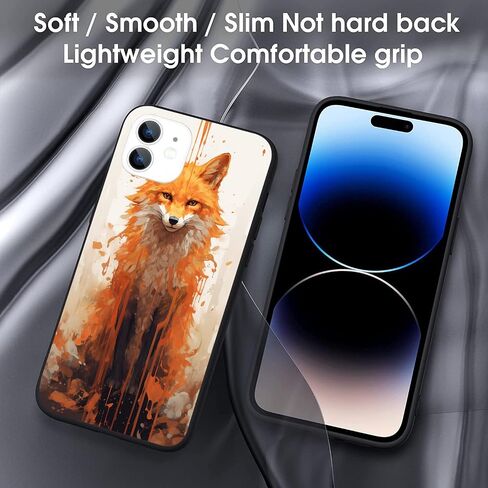 Compatible for iPhone 11 Case, Indigo Mountain iPhone Case Shockproof Protective Soft TPU Case Gift for Girls Women in Saudi Arabia