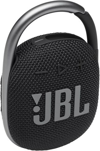 JBL Clip 4 - مكبر صوت بلوتوث محمول مع بطارية مدمجة، IP67 مقاوم للماء والغبار، حجم صغير وصوت رائع. - أسود in Kuwait