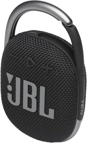 JBL Clip 4 - مكبر صوت بلوتوث محمول مع بطارية مدمجة، IP67 مقاوم للماء والغبار، حجم صغير وصوت رائع. - أسود in Kuwait