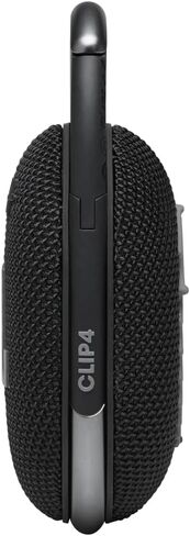 JBL Clip 4 - مكبر صوت بلوتوث محمول مع بطارية مدمجة، IP67 مقاوم للماء والغبار، حجم صغير وصوت رائع. - أسود in Kuwait