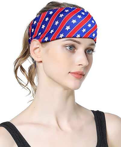 4th of July American Flag Costume Cape American Flag Patriotic Independence Day Halloween Party Patriotic Accessories in Kuwait