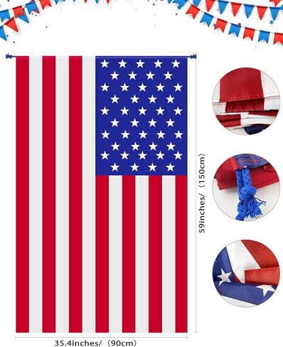 4th of July American Flag Costume Cape American Flag Patriotic Independence Day Halloween Party Patriotic Accessories in Kuwait