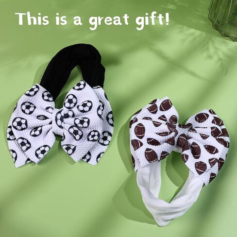 Baby Girl Bows Headbands, 2PCS Donut Cupcake Dessert Print Baby Bows, Elastic Nylon Hairbands for Newborn Hair Accessories for Infant Toddlers Kids Birthday Party in Saudi Arabia