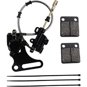 PRO BAT 12mm Rear Disc Hydraulic Brake Assembly Caliper with Brake Pad for SDG SSR 107 110 125 I BK12 Dirt Pit Bike, Black