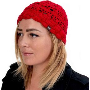 Hand Knit Crochet Beanies for Women | Breathable Soft Bamboo Cotton | Cooling Sleep Chemo Cap | Handmade