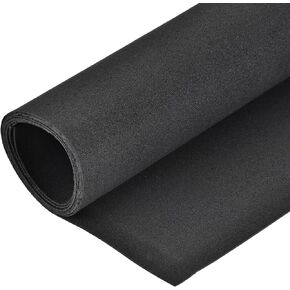 DMiotech 2 Pack 13.78 x 39.37 Inch 1mm Thick EVA Foam Sheets for Arts and Crafts Craft Foam Sheets Black