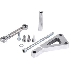 KIMISS SBC Alternator Bracket, Polished Aluminum Alternator Bracket Kit Water Pump Lwp Bracket Set for SBC 350