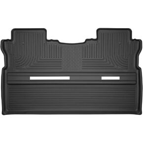 Husky Liners Weatherbeater Floor Mats | Fits 2017-2024 Honda Ridgeline | 2nd Row, 1-pc Black - 19431