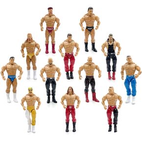 Wrestling Toys, Set of 12 Boxing Action Figures and Wrestlers - Wrestling Action Figures Playset for Kids - Pretend Play 7-Inch Wrestling Warriors