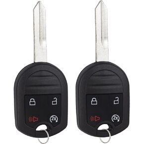 Key Fob Keyless Entry Remote Control Compatible with Ford F150 F250 F350 F450 Explorer Expedition/Lincoln Navigator MKX Car Key Replacement for CWTWB1U793 OUC6000022, Set of 2