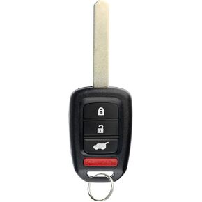 KeylessOption Keyless Entry Remote Fob Uncut Car Key for Honda CR-V 2017-2019 MLBHLIK6-1TA (Pack of 2)