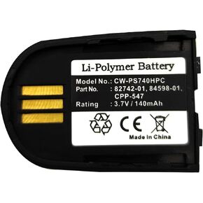 Replacement Battery for PLANTRONICS Savi W740 Savi W440 Savi 440 Savi W440-M Savi W740-M Savi W745 Savi WH500 82742-01 84598-01 204755-01(3.7V 140mAh