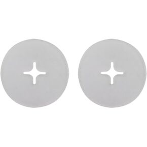 100PCS Pegboard Hooks Wall Plugs Plastic Display Hook Stopper Oval Transparent Airplane Hole Non-Slip Flat Stopper Nylon Inventory Control Clip Merchandise Hook Display