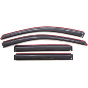 Auto Ventshade [AVS] In-Channel Ventvisor / Rain Guards | Fits 2008 - 2017 Buick Enclave- Smoke, 4 pcs. | 194657