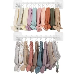 حامل عصابة رأس POVETIRE، تخزين منظم عصابة رأس الطفل، عصابات الرأس، إكسسوارات الشعر، حامل مصاصة، حامل مرايل الطفل، ديكور جداري لغرفة الأطفال حديثي الولادة والفتيات in Kuwait