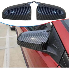 Side Mirror Covers, for Toyota Camry 2012 2013 2014 2015 2016 2017 2PCS Turn Signal housing Cover Accessories-Carbon Fiber.
