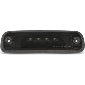 DNA MOTORING 3BL-JCHE97-LED-BK Black Housing LED High Mount 3rd Third Brake Light [Compatible with 97-01 Jeep Cherokee]