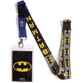 Ata-Boy Batman Lanyard Badge Holder, DC Comics Lanyards for ID Badges - Batman Gifts & Merchandise…
