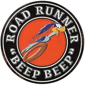 ARLFAMILY for Road Runner Car Graffiti Air Conditioner Material for SUV - Sticker Graphic - Weatherproof & Long Lasting Sticker