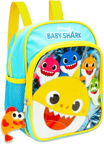 حقيبة ظهر بيبي شارك الصغيرة للأولاد - حقيبة ظهر بيبي شارك للأطفال الصغار 1-3 تتضمن الحزمة حقيبة ظهر صغيرة بيبي شارك مقاس 10 بوصات، زجاجة مياه، ملصقات، المزيد | حقيبة ظهر بيبي شارك للأطفال الصغار والأولاد والبنات in Kuwait