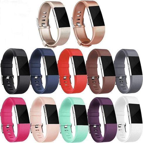 navor Replacement Bands Bracelet Straps Wristbands Compatible for Fitbit Charge 2 for Women Men Boys Girls in Saudi Arabia