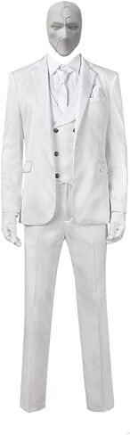 Knight Costume Adult Men Cosplay White Suit Costume Halloween Costume in Saudi Arabia