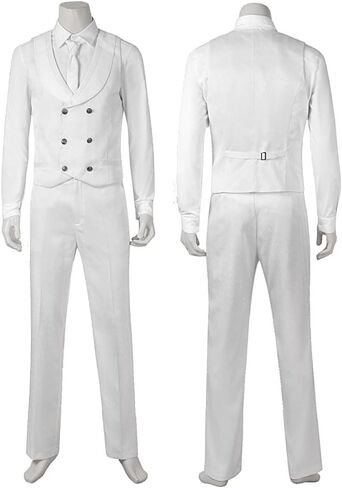 Knight Costume Adult Men Cosplay White Suit Costume Halloween Costume in Saudi Arabia