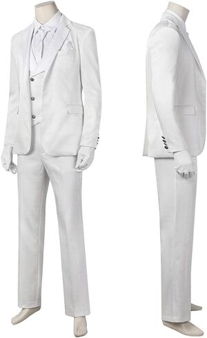 Knight Costume Adult Men Cosplay White Suit Costume Halloween Costume in Saudi Arabia