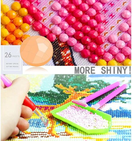 Instarry DIY 5D Diamond Painting Kits for Adults Large Size Landscape Rhinestones Embroidery Wall Decor 39.4x15.7 inch in Saudi Arabia